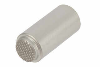 Nighthawk Custom stainless steel recoil spring plug with checkered front for Commander sized 1911s.